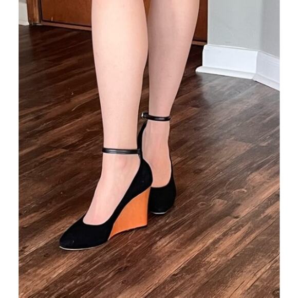 Celine Black and Brown Wedges - Picture 6 of 13